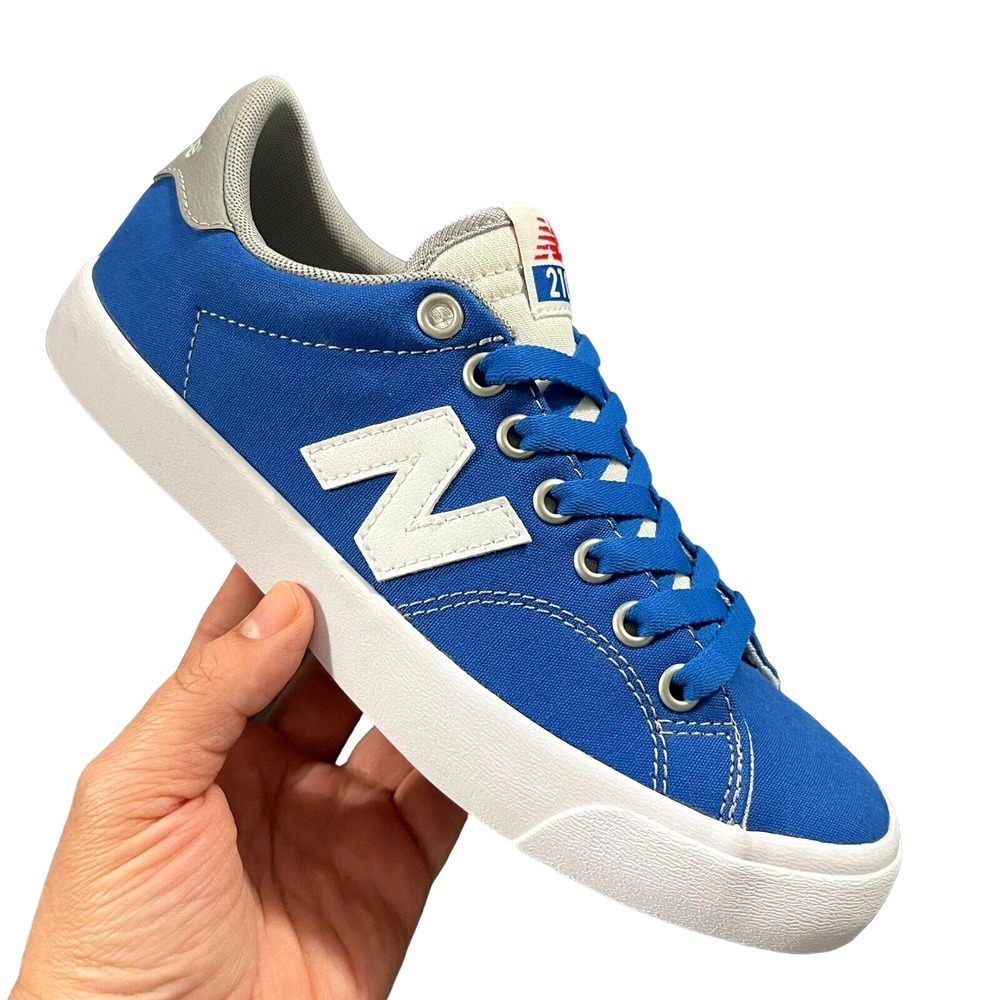 New Balance All Coasts Youth Boys Skateboard Sneakers Size 4 Royal Blue-White